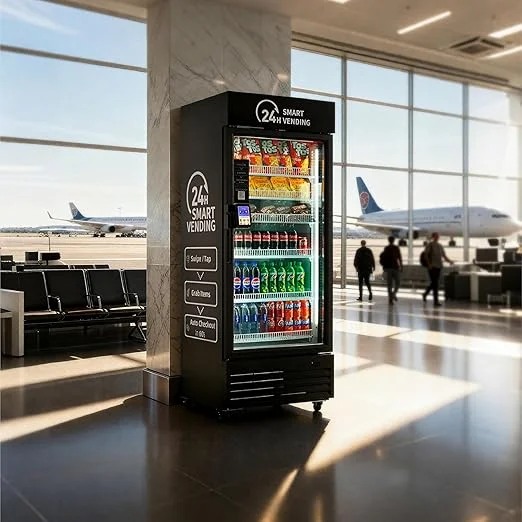 Vending machine in an office
